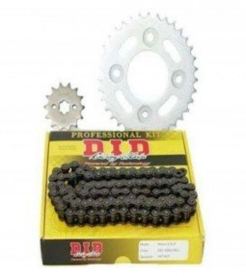 Original DID Bike Chain & Sprockets Kit/ A complete Garari set  - 70cc