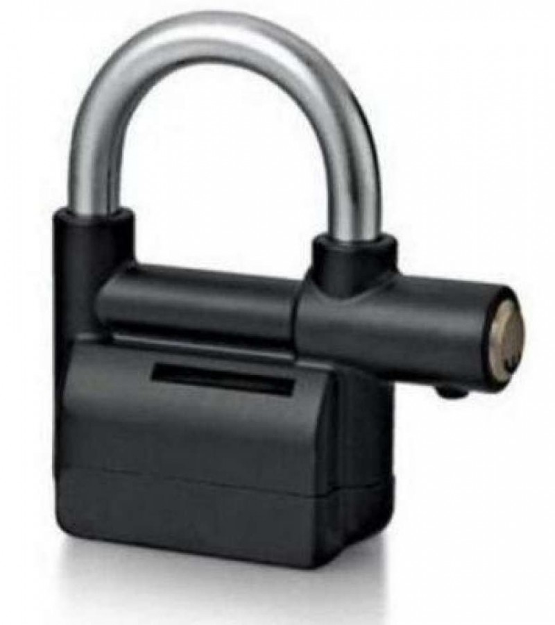 Smart Alarm Security Lock - Black & Silver