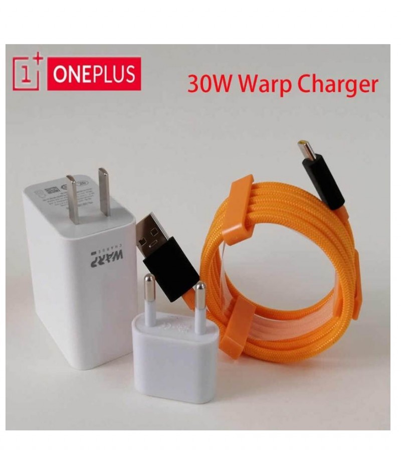 Original OnePlus Warp Charge 30 Power Adapter Warp  Quick Charge 30W For OnePlus 7 Pro 7 6T 6 6T 6